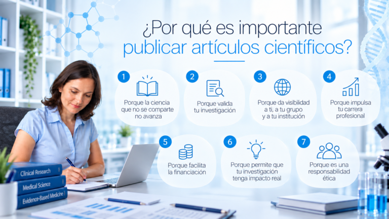 Por que es importante publicar articulos cientificos